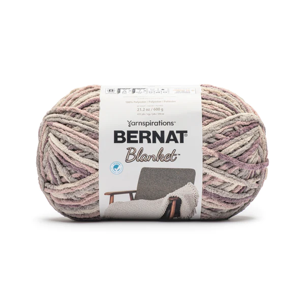 Bernat Blanket 600 gram / 21.1 oz Format in Purple Haze