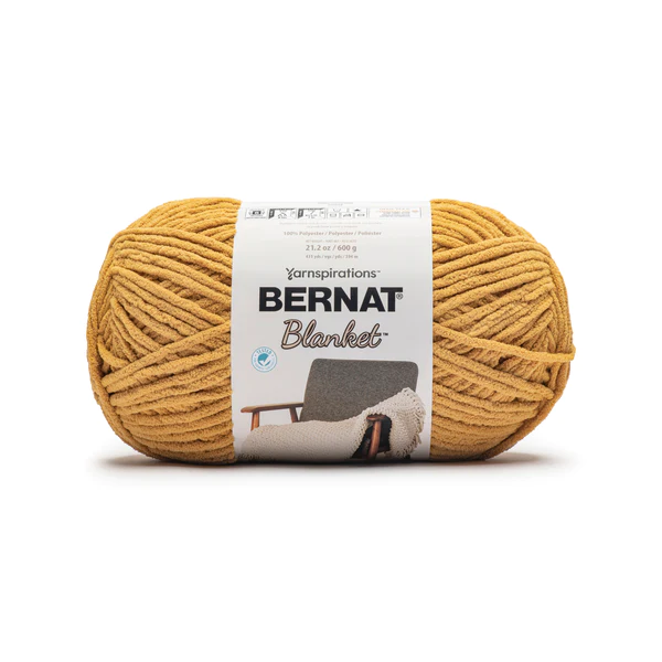 Bernat Blanket 600 gram / 21.1 oz Format in Gold Colour