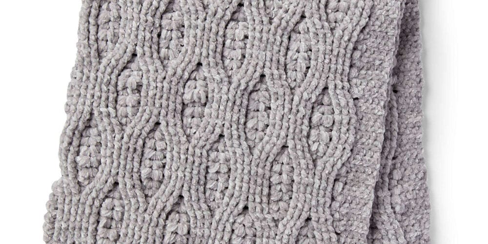 Bernat Misty Vines Crochet Blanket Pattern
