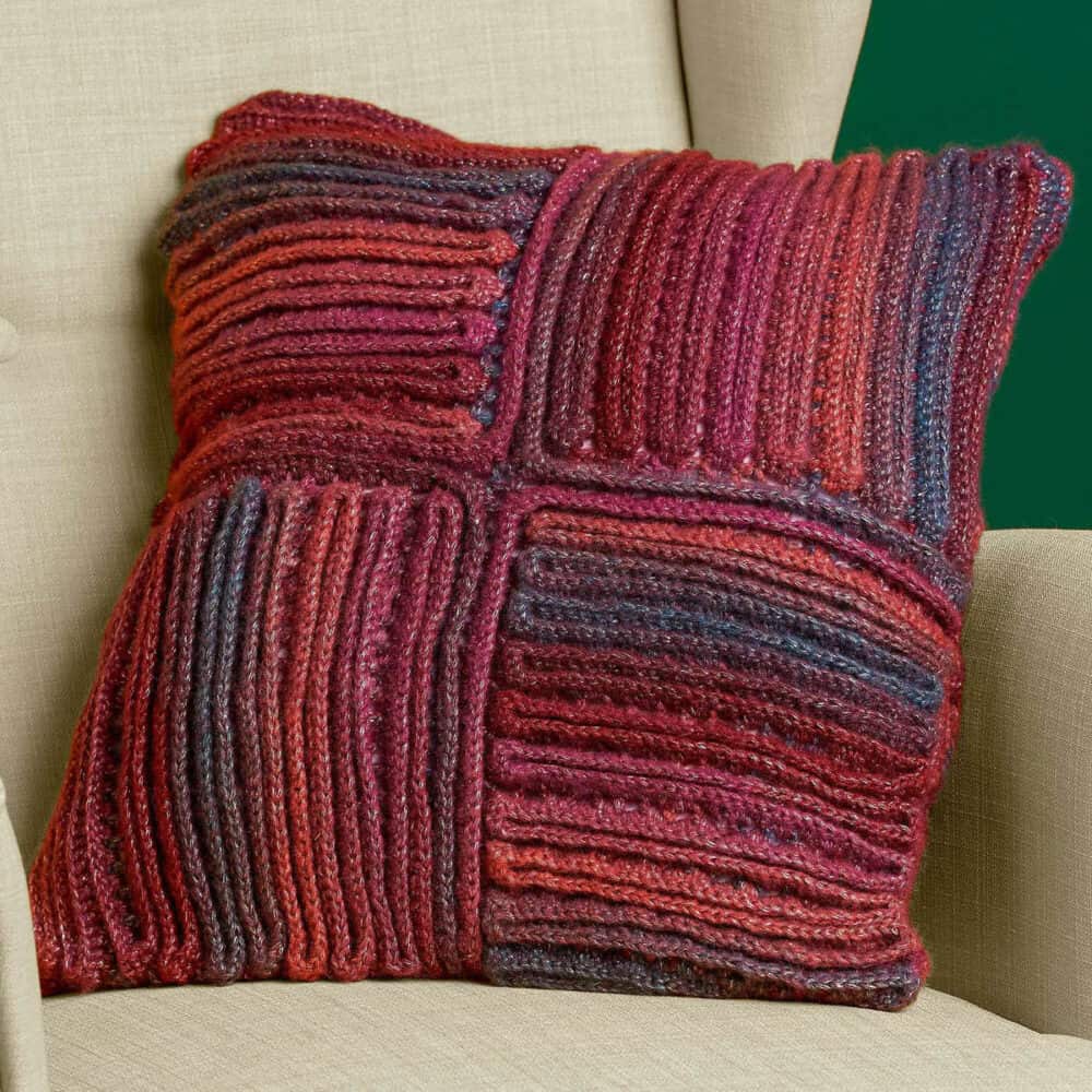 Caron Wiggles Crochet Pillow Pattern