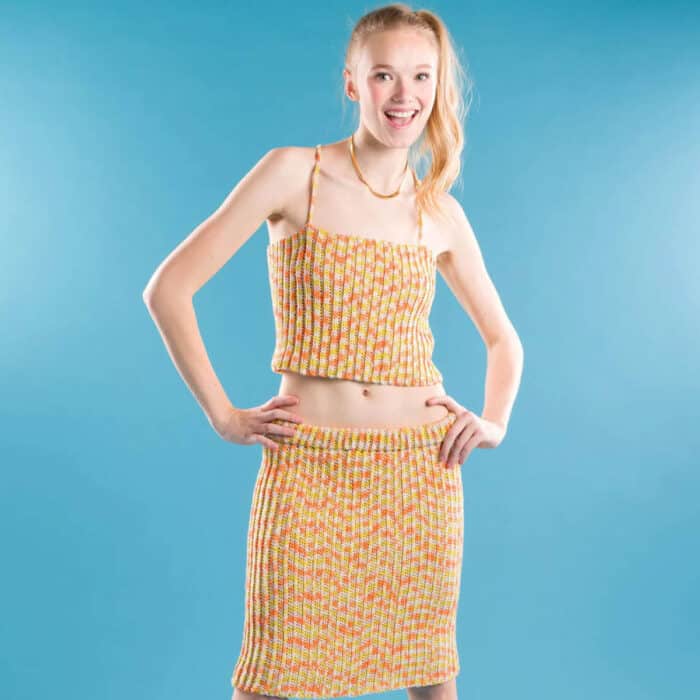 Crochet Beginners Tank Top and Skirt Pattern