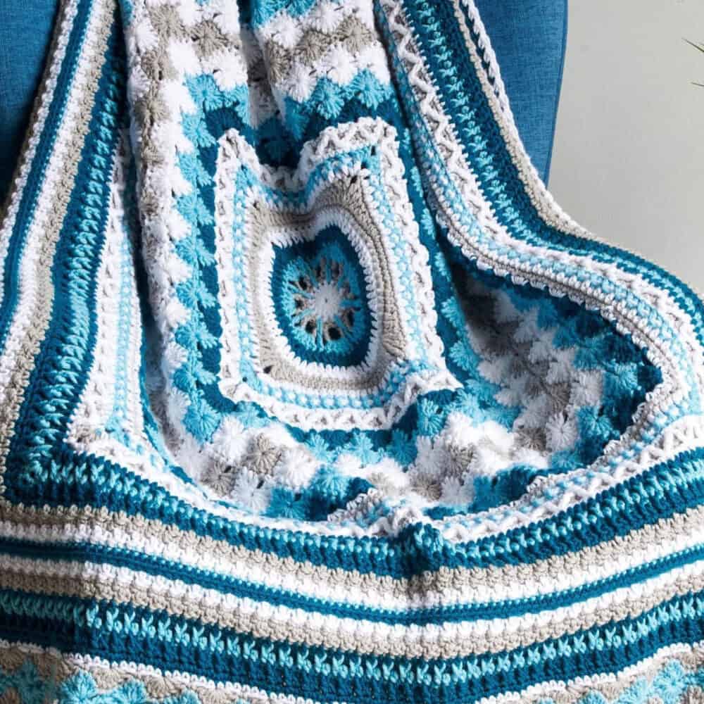 Crochet Better Together Throw Blanket Pattern