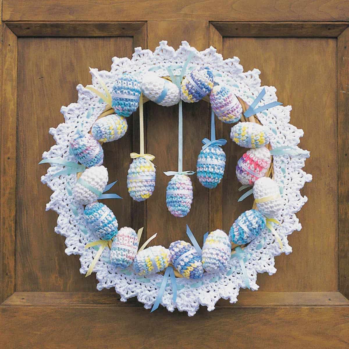 Crochet Easter Egg Wreath Pattern