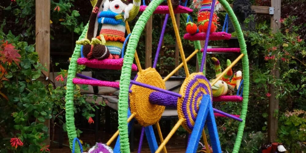 Crochet Ferris Wheel for Exhibit