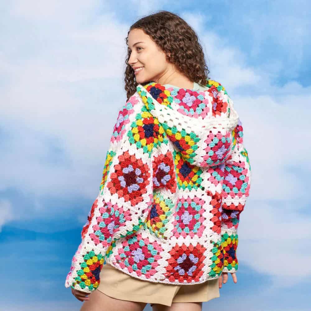 Crochet Granny Adult Hoodie Pattern