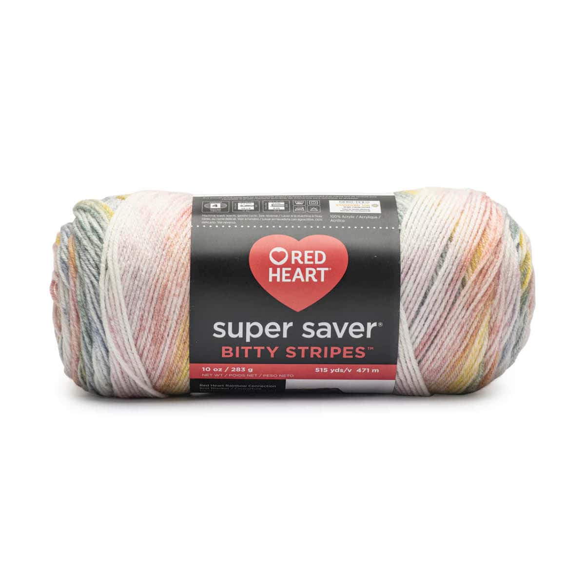 Crochet Super Saver Bitty Stripes Yarn Products