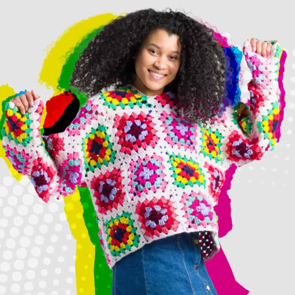 Fab Five Granny Sweater Pattern