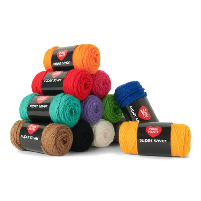 Low Craft Commitment Red Heart Super Saver Kits