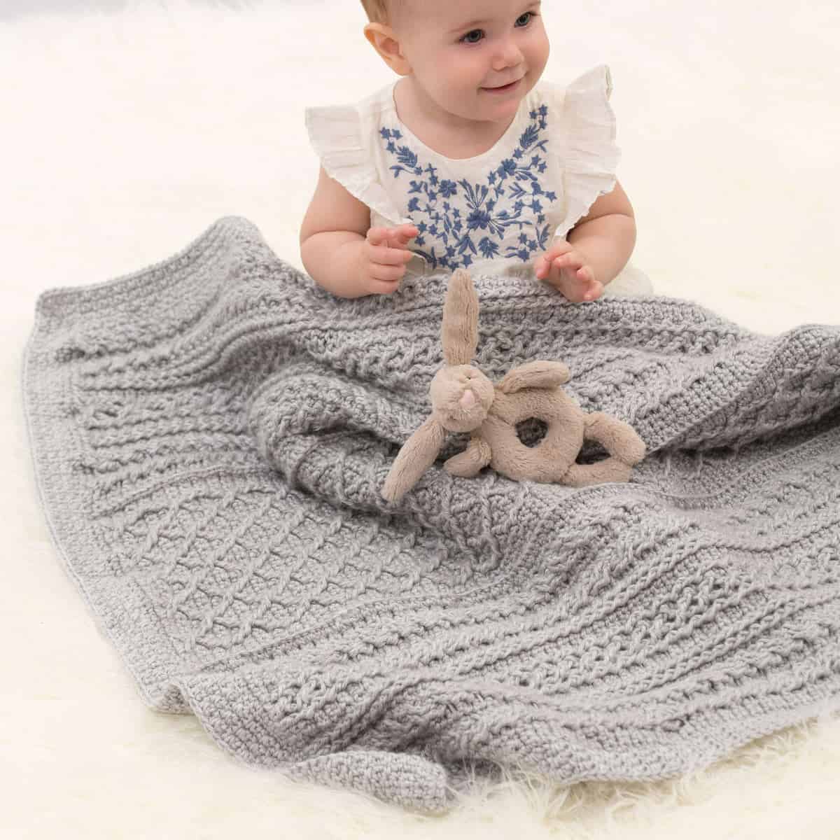 Red Heart Cable Your Love Crochet Blanket Pattern