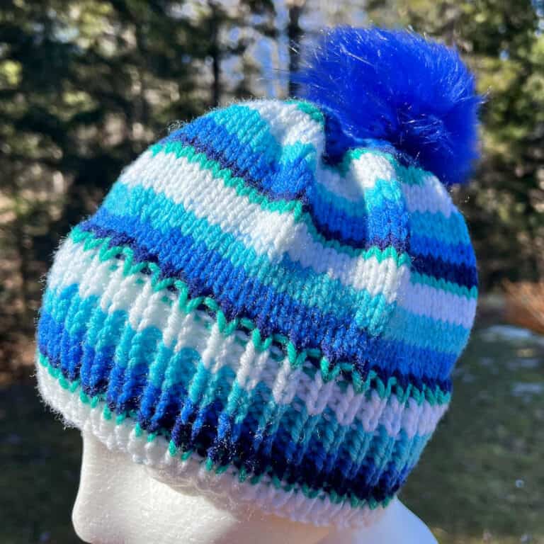 No Stress Granny Square Yarn Knit Hat + Tutorials | The Crochet Crowd