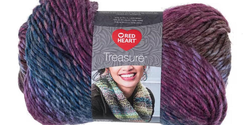 Red Heart Treasure Yarn Product