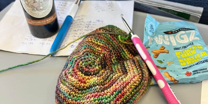 Yes, You Can Crochet On A Plane