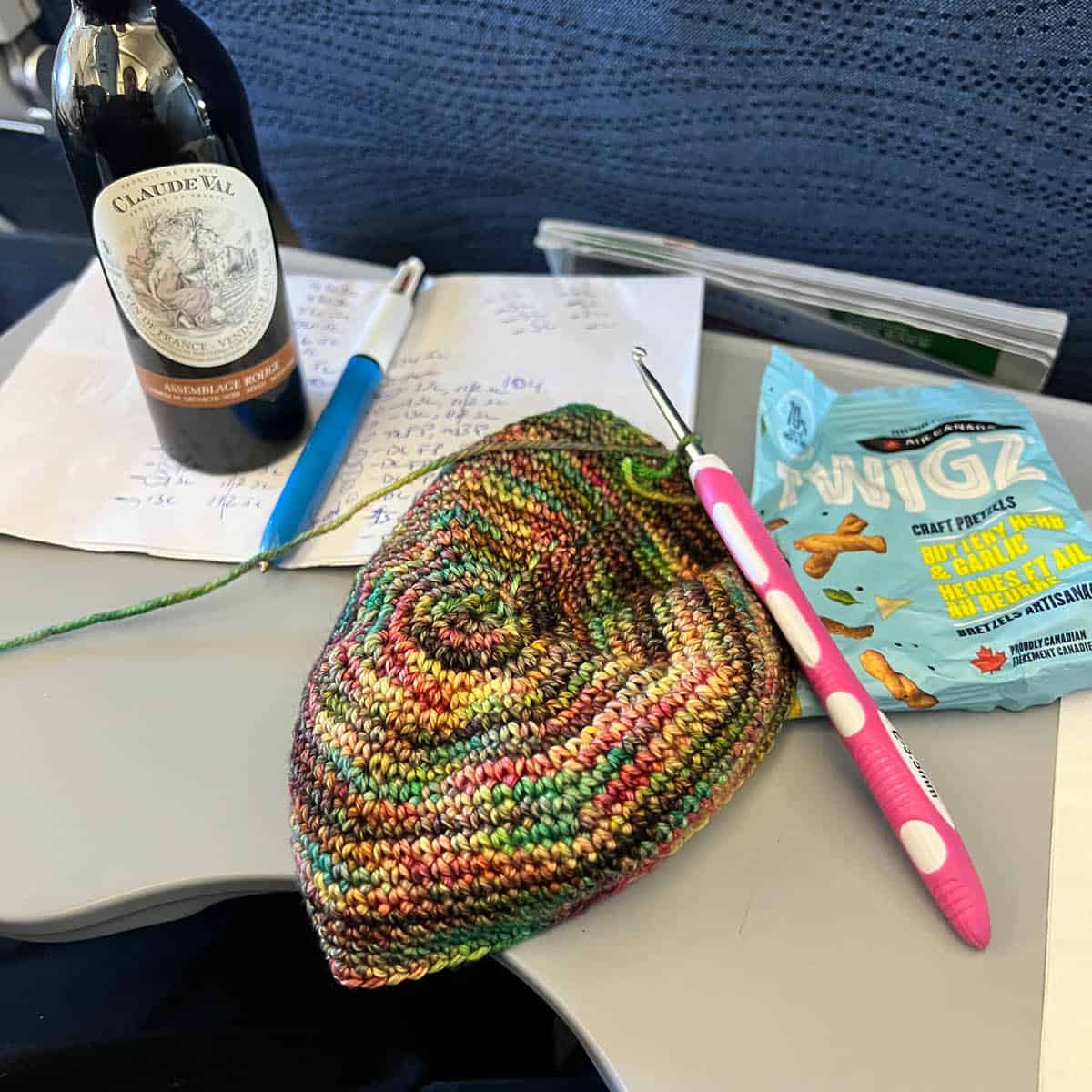 Yes, You Can Crochet On A Plane