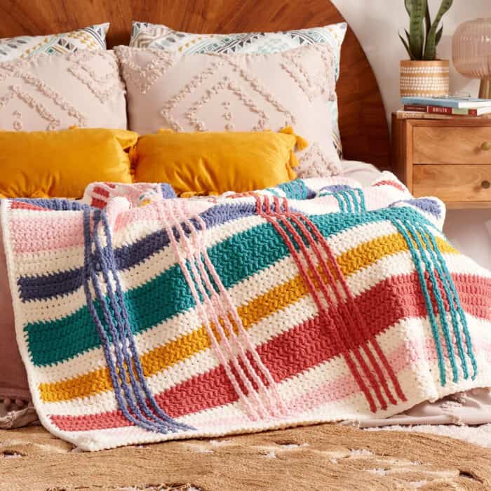 Colorweave Oasis Crochet Blanket Pattern