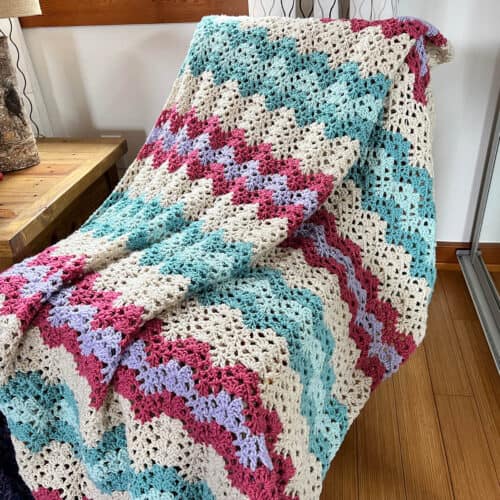 Crochet Spring In The Valley Afghan: A Historical Blanket Pattern