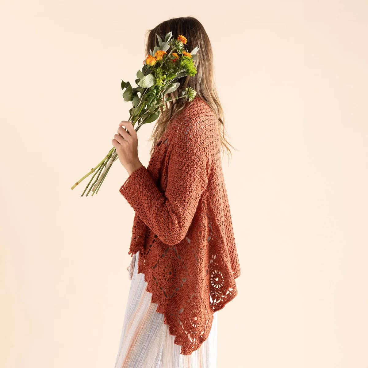 Crochet Willowdale Cardigan: Size and Construction Details