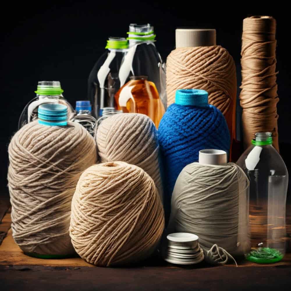How Recycled Bottles Goes Back Into Yarn