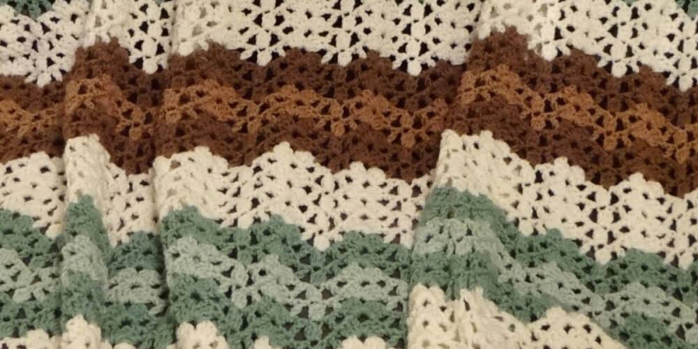Mountain Mist Crochet Wave Afghan Pattern