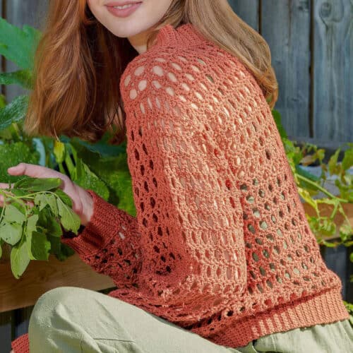 Crochet Mesh Summer Cardigan Pattern A Stylish and Durable Garment