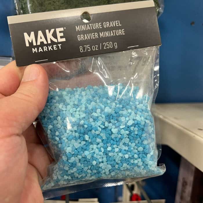 Make Market Miniature Blue Gravel