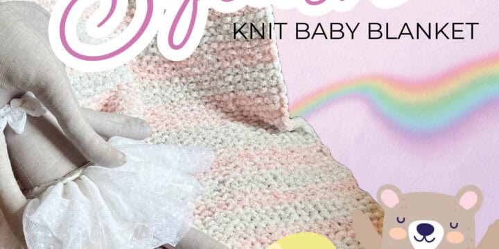 Squish Knit Baby Blanket Pattern