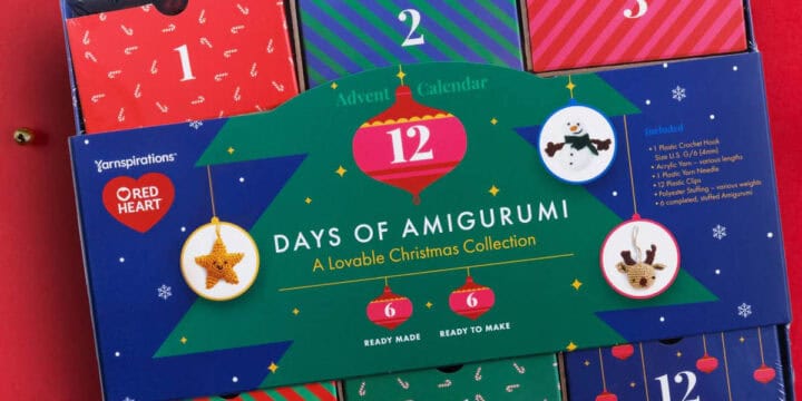 12 Days of Advent Calendar Amigurumi with Yarnspirations