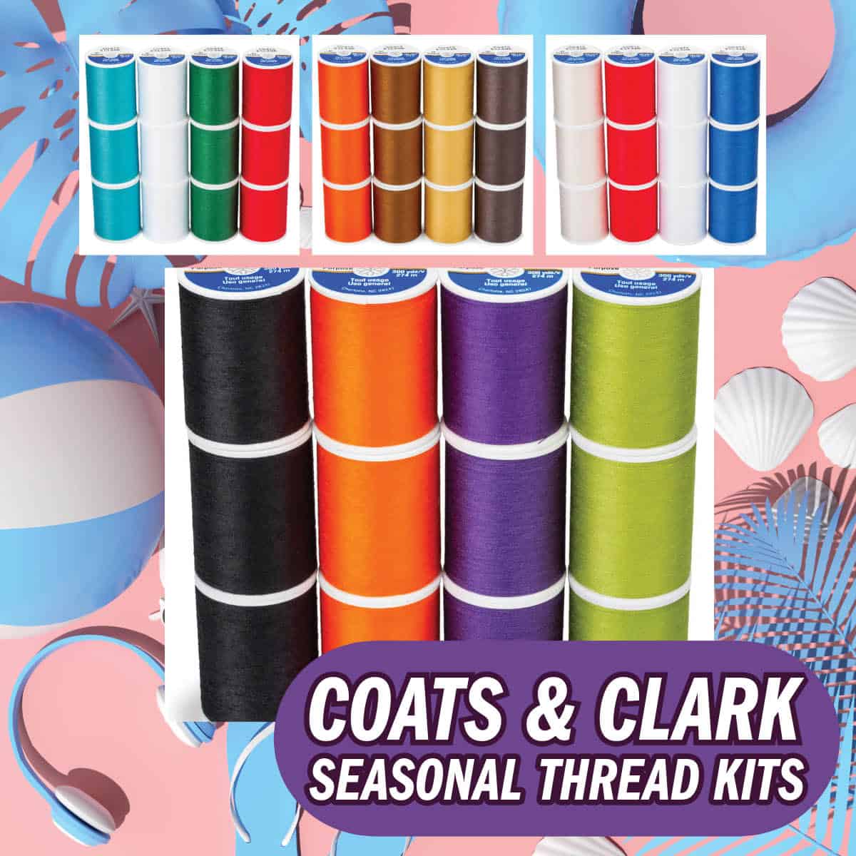 Coats and Clark Seasonal Thread Kits