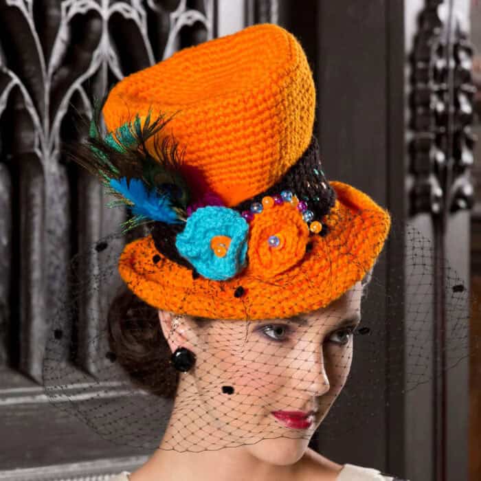 Crochet Halloween Top Hat Pattern