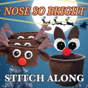 Crochet Nose So Bright Stitch Along Project