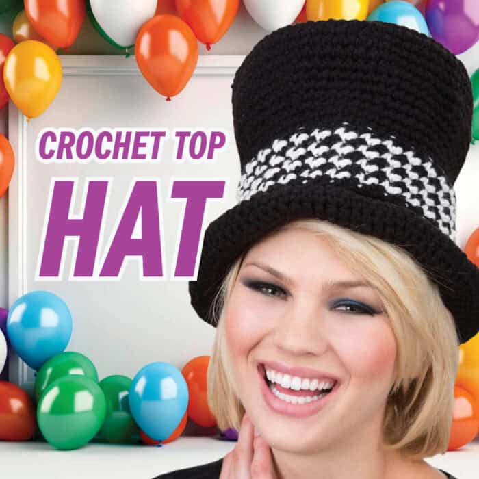 Crochet Sophisticated Top Hat Pattern