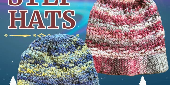 Crochet Step Hats Pattern