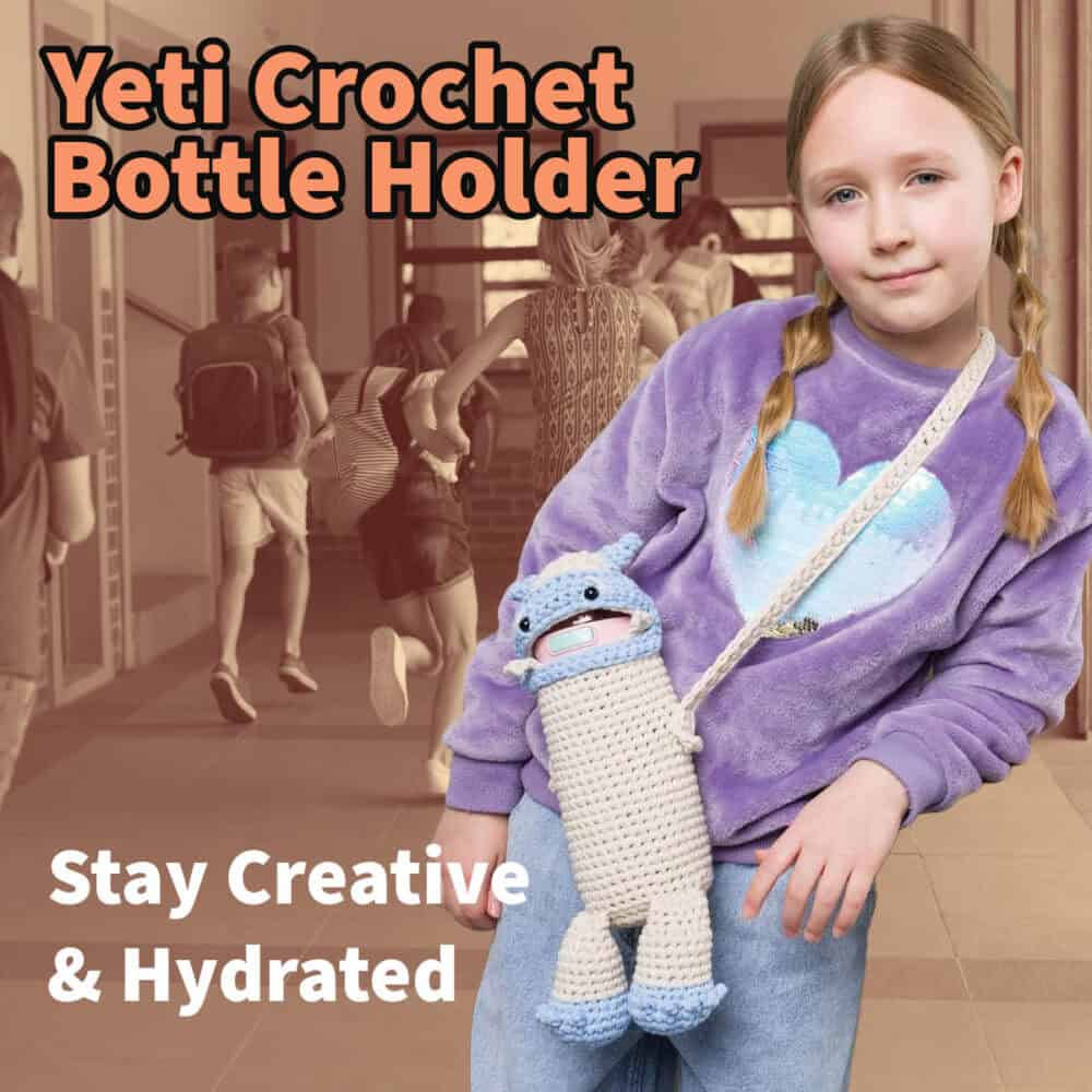 Crochet Yeti Bottle Cover Holder Pattern