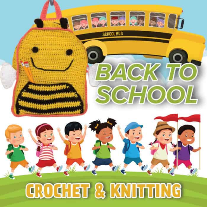 Crochet and Knit Free Patterns for Back to School