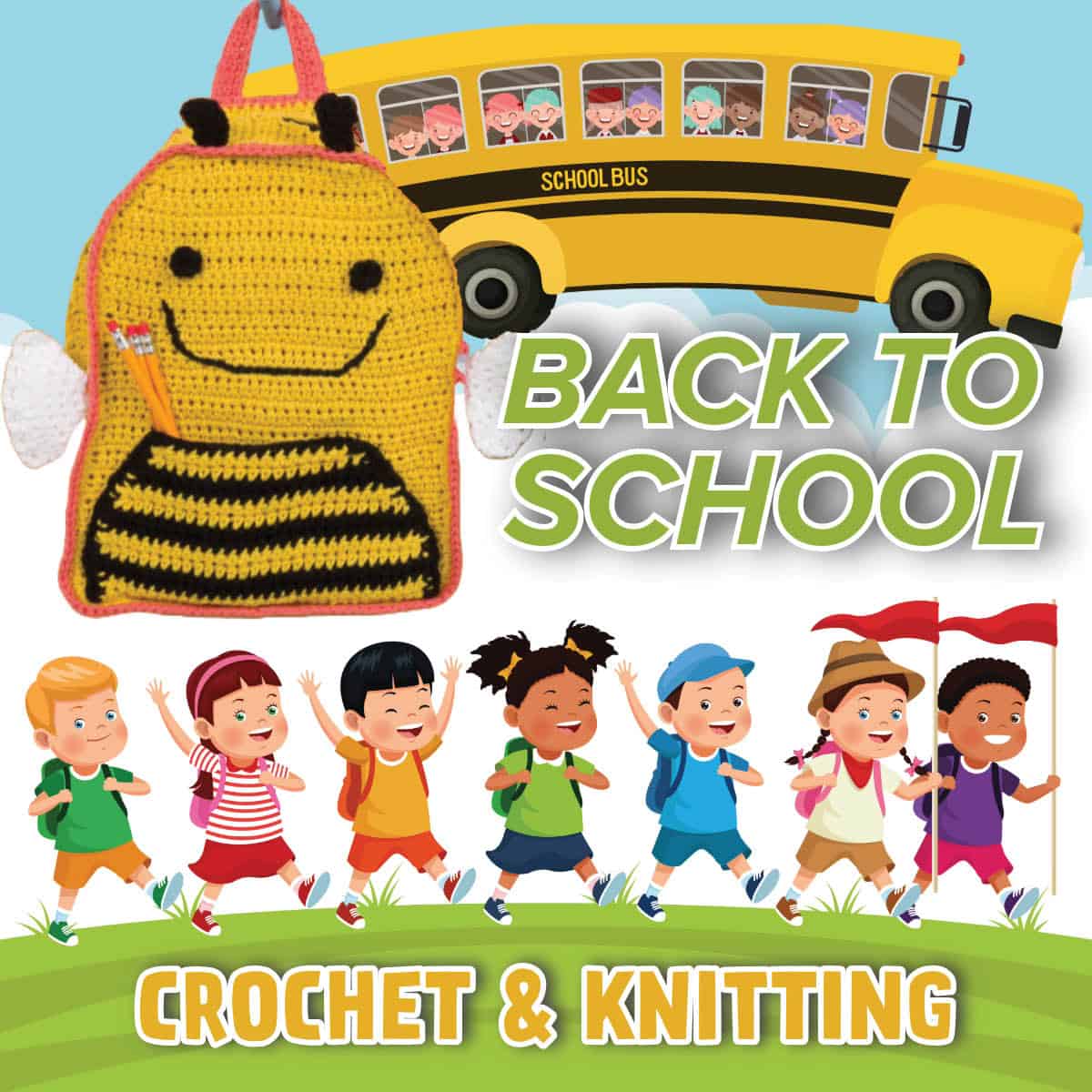 8 Free Crochet and Knit Back to School Accessories