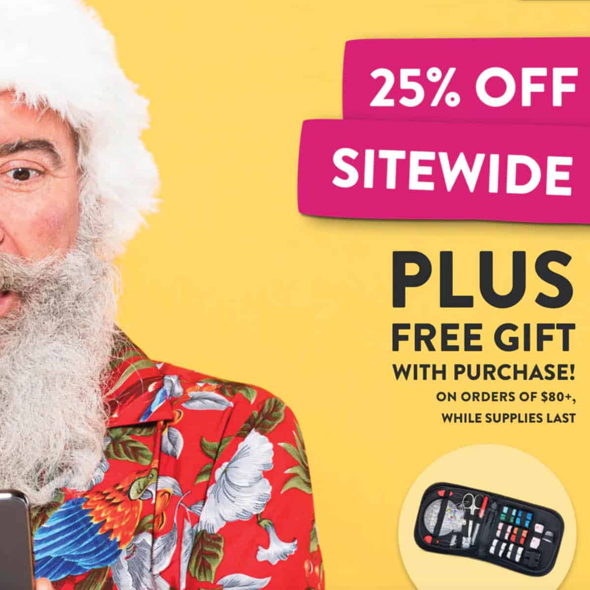 Santa is Cleaning the Yarn Warehouse with 25% off and More