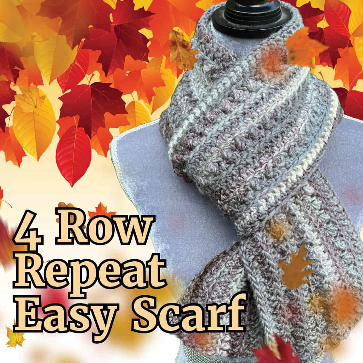 4 Row Easy Repeating Scarf Pattern by Daisy Farm Crafts