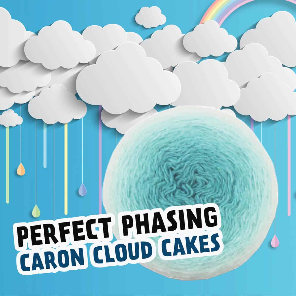 Caron Cloud Cakes with Perfect Phasing for Michaels