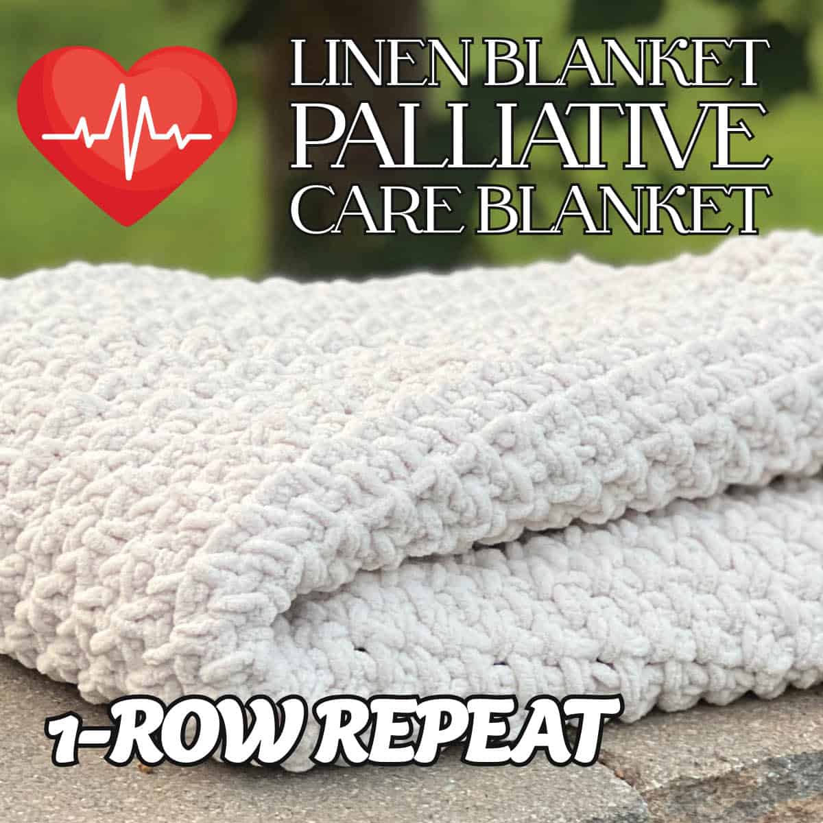 Crochet Linen Palliative Care Blanket Pattern