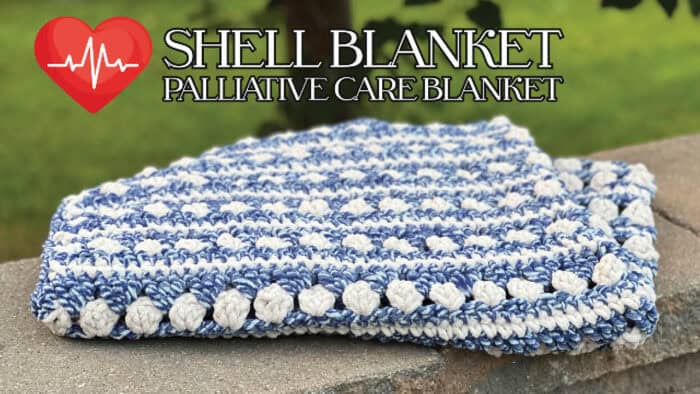 Crochet Shell Blanket by Mikey for Palliative Care