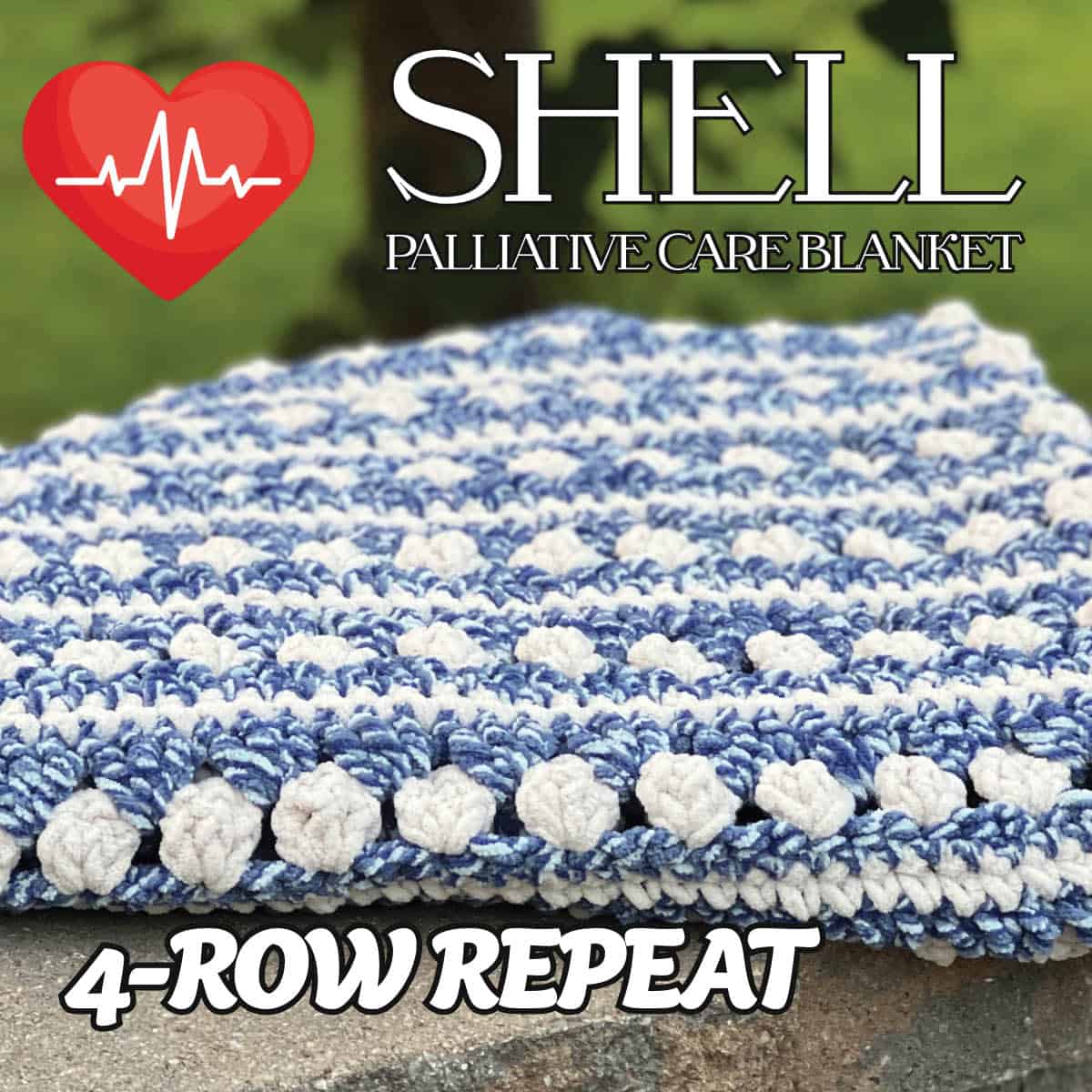 Crochet Shell Palliative Blanket Pattern + Free Tutorial