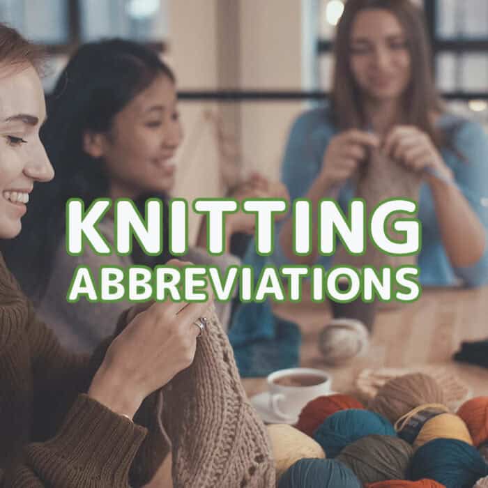 Knitting Abbreviations Master List