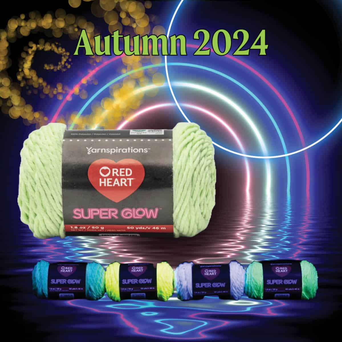 Red Heart Super Glow Yarn for Fall 2024