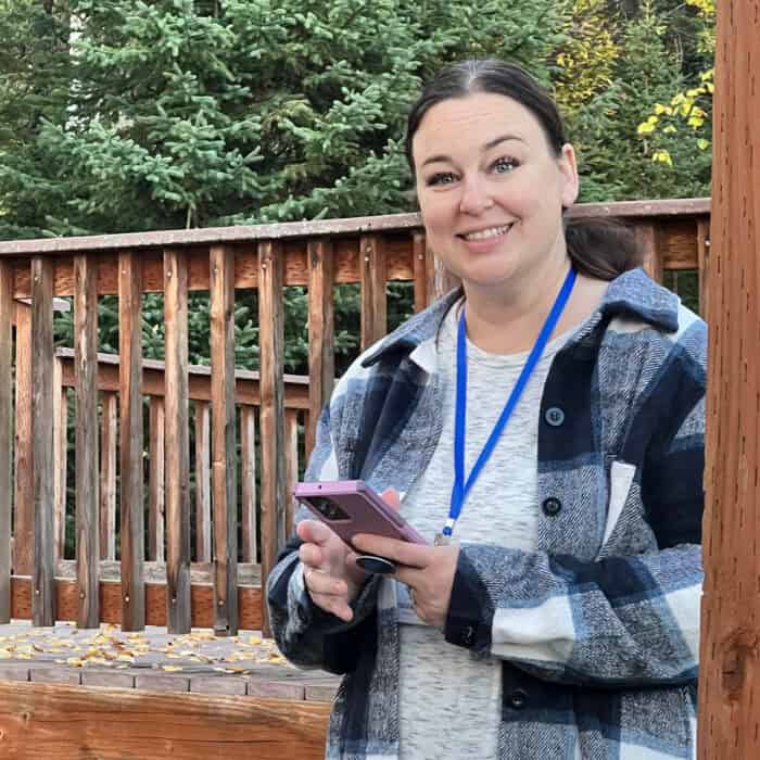 Camp Maranatha, Alaska District Church of the Nazarene - Jennifer at the Fire Pit