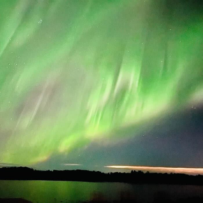 Camp Maranatha, Alaska District Church of the Nazarene - Northern Lights Across the Horizon