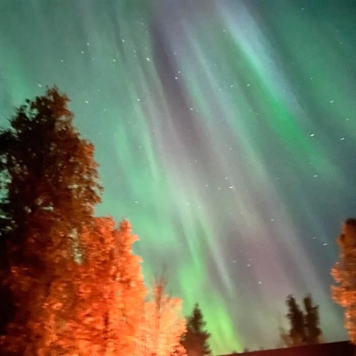 Camp Maranatha, Alaska District Church of the Nazarene - Northern Lights Beaming Down