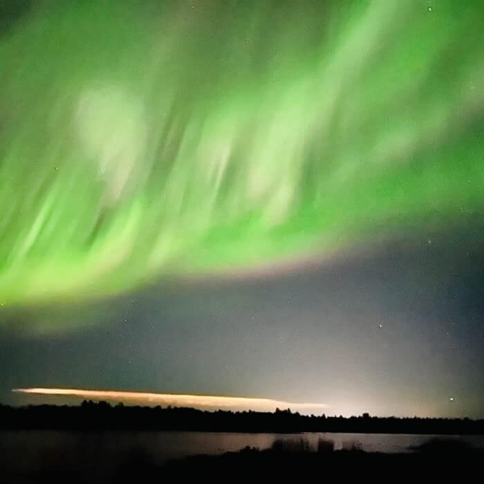 Camp Maranatha, Alaska District Church of the Nazarene - Northern Lights Dancing Across Sky