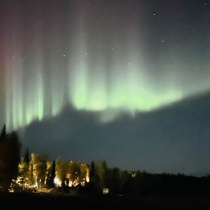 Camp Maranatha, Alaska District Church of the Nazarene - Northern Lights over Langley Lodge