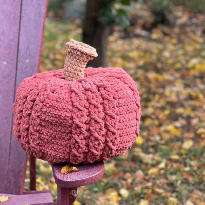 Crochet Big Plush Pumpkin