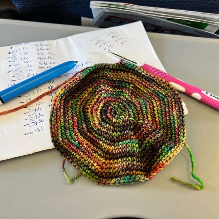 Crocheting on the Plane