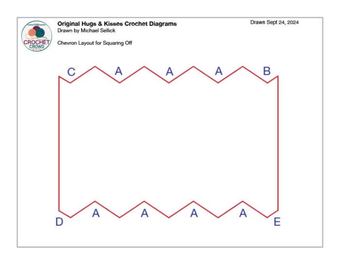 Hugs and Kisses Original Squared Out Schematic